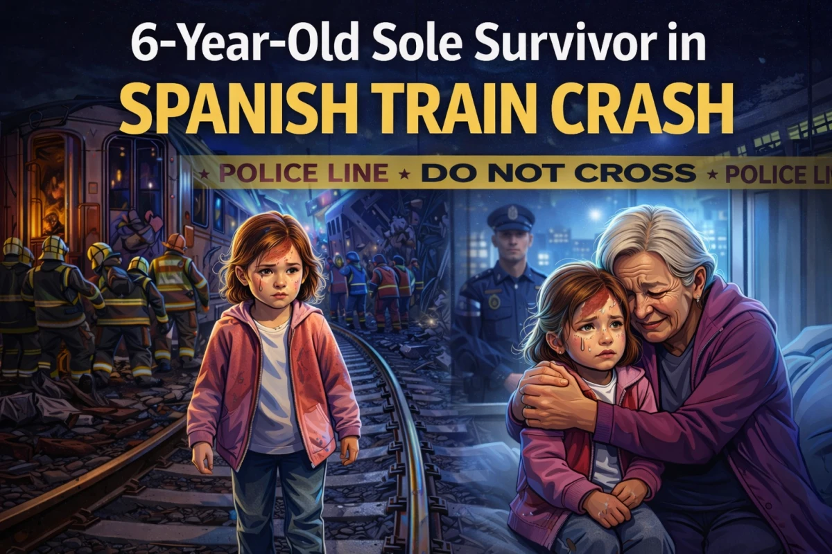 6-Year-Old Girl Emerges as Sole Survivor in Tragic Spanish Train Crash - blog image