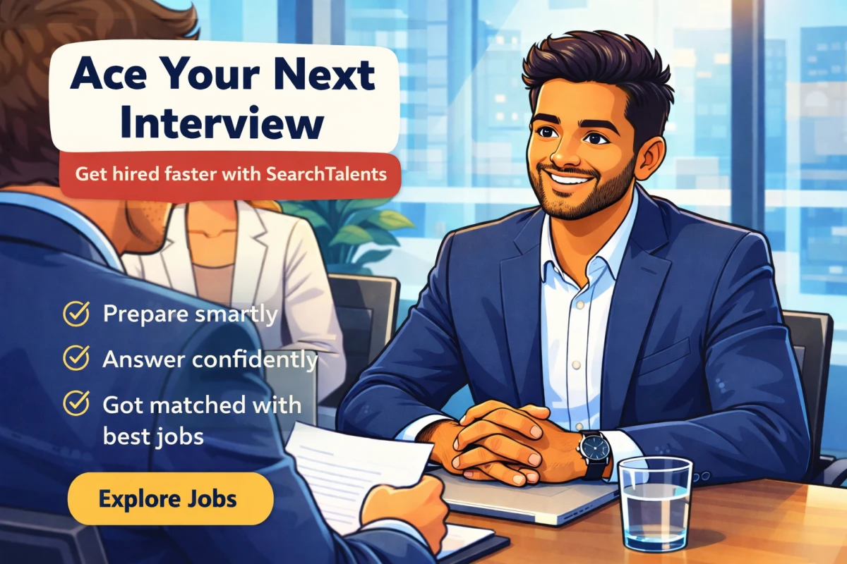Ace Your Next Interview: A Complete Guide for Job Seekers (Get Hired Faster with SearchTalents) - blog image