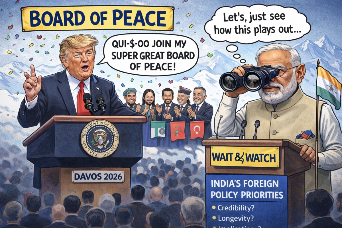 As Donald Trump unveils Board of Peace, Delhi waits and watches - blog image