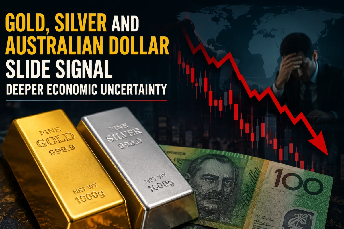 Gold, Silver and Australian Dollar Slide Signal Deeper Economic Uncertainty - blog image