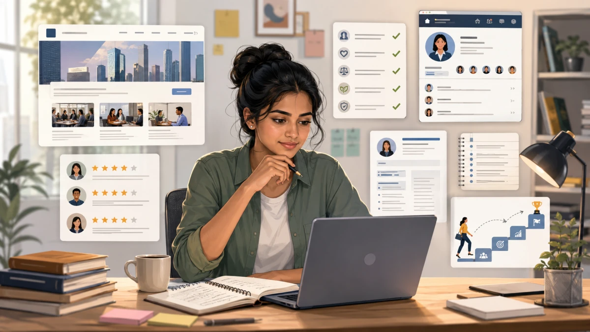 How Freshers Can Research Companies and Choose the Right Job - blog image