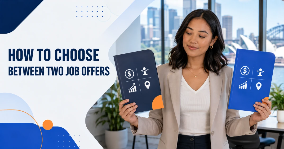 How to Compare Two Job Offers and Choose the Right One - blog image