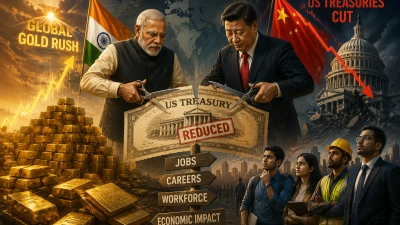 Amid Global Gold Rush, India and China Cut US Treasuries: What It Means for Jobs, Careers, and the Workforce thumbnail